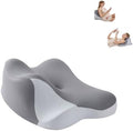 Reading Pillow, Ergonomic Memory Sponge Bed Wedge Pillow is Suitable for headboard, Chin and Back Support Pillow, Bed Support Sofa Floor, and Sleep Pillow.，Grey by Unknown