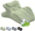 27-Degree Ergonomic Wedge Pillow for Couples, Premium Memory Foam Body Positioner for Intimacy, High-Density Pelvic & Lumbar Support Cushion, Contoured Bedroom Aid for Sweet Spot & Comfort(Green) by Unknown