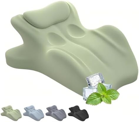 27-Degree Ergonomic Wedge Pillow for Couples, Premium Memory Foam Body Positioner for Intimacy, High-Density Pelvic & Lumbar Support Cushion, Contoured Bedroom Aid for Sweet Spot & Comfort(Green) by Unknown