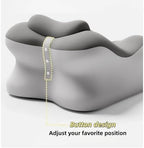 Memory Foam Ergonomic Wedge Pillow, Reading Pillow in Bed, Prone Sleeping Pillow, Ergonomic Support for Back Pain, Acid Reflux and Sitting up, Ideal Choice for Massage. (Beige) - Image 7