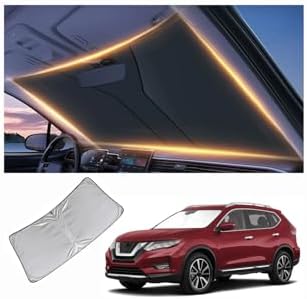 Windshield Sun Shade for Nissan Rogue Sport Front Window Shades Cover for 2010-2025 2026 Rogue Sport Windshield Sun Visor Protector Car Accessories by LZYYQX