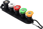 Pressure Washer Tips, Set of 5 Pressure Washer Nozzle Tips with Nozzle Holder, 1/4 Inch Quick Connect Power Washer Tips, 4000 PSI, Multiple Degrees Rinse Kit, Pressure Washer Accessories - Image 4