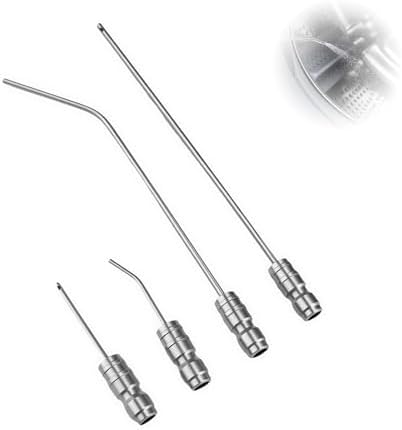 Pressure Washer Needle Nozzle Kit,4 Pack Stainless Steel Flush Wand Tips by Unknown