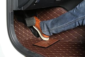 Compatible with Tesla Model Y Floor Mats Floor Liner 2020-2025 Tesla Model Y 5 Seater Car Mats All-Weather Front Backseat Row Mat (Black) - Image 2