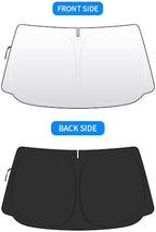Front Windshield Sun Shade Custom Fit Compatible for UX 2019-PRESENT ux200 ux250h ux300h Sunshade Foldable UV Ray Reflector Sun Visor Protector Accessories Shield Cover Reflective (UX 2019-present) - Image 6
