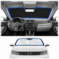 Custom Fit Windshield Sun Shade for Volkswagen VW Jetta 2011-2018 by Unknown