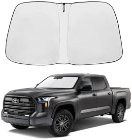 Foldable Front Windshield Sun Shade fit for Toyota Tundra 2022-2026 by GZSH
