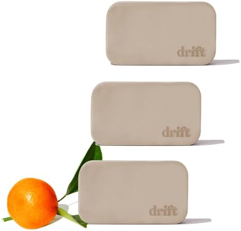 Drift Car Air Freshener - The Original Stone Air Freshener - Car Odor Eliminator - Long Lasting Scent - Essential Oils - Clean Ingredients - Grove Scent 3 Pack Refill - NO CLIP INCLUDED by driftscents