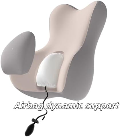 Upgraded Inflatable Travel Pillow, Neck & Lumbar Support Pillow with Memory Foam Core, Removable Washable Cover, Perfect for Airplane Travel, Office Nap, Car Ride, Gift for Family Friends Colleagues - Image 2