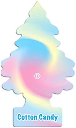 LITTLE TREES Car Air Freshener | Hanging Paper Tree for Home or Car | Cotton Candy | 3 Pack - Image 4