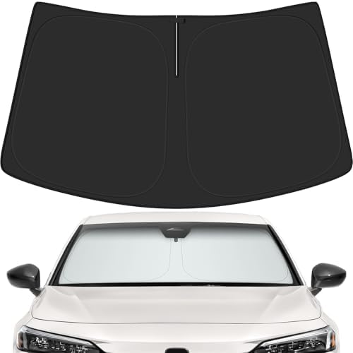 Car Windshield Sun Shade for Honda 2022-2025 2026 Civic Accessories (OEM Design) Reflective Foldable Heat Insulation Sunshade for Ultimate Protection by Unknown