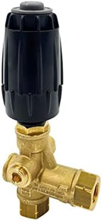 Annovi Reverberi VRT3-310 Unloader, Black Spring, 4500 PSI, 10.5 GPM, Adjustment Knob, Brass - Image 6