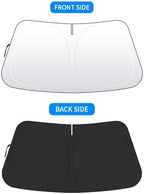 Front Windshield Sun Shade Custom Fit Compatible for Toyota Crown 2022-present Sunshade Foldable UV Ray Reflector Sun Visor Protector Shield Cover Reflective (for Toyota Crown 2022-present) - Image 5