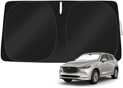 Windshield Sun Shade Custom Fit Mazda CX5 2017-2026 by TOBNIFFDSunShade