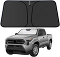 Tacoma Customized Windshield Sun Shade for 2016-2026 Tacoma SR/SR5/TRD Sport/TRD OffRoad/TRD Pro/Limited 2/4Dr Front Window SunShade Visor Protector Foldable Blocks UV Rays Keep Car Cooler Accessories by aatoppus