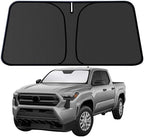 Tacoma Customized Windshield Sun Shade for 2016-2026 Tacoma SR/SR5/TRD Sport/TRD OffRoad/TRD Pro/Limited 2/4Dr Front Window SunShade Visor Protector Foldable Blocks UV Rays Keep Car Cooler Accessories by aatoppus