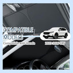 Car Windshield Sun Shade Compatible with Honda CRV 2023-2026,Oxford Cloth Sun Shade for Car Windshield with Foldable Design,Windshields Cover Suns Shades for Blocking Heat with Storage Bag - Image 4