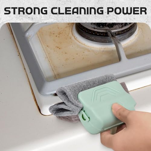 2026 New Magic Window Track Cleaner, 3Pcs Multipurpose Cleaning Brush for Window Grooves, Sliding Door Tracks, Tile Grout Lines, Shutter Slats, Car AC Vents, and Narrow Gaps (Grey) - Image 4