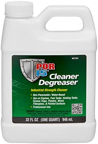 POR-15 Cleaner Degreaser, Non-flammable and Water Based, Removes Grease, Oil and Surface Debris, 1-quart by POR-15PaintOverRust