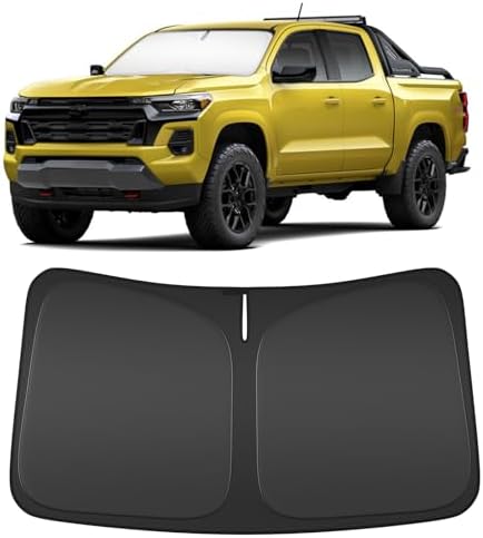 Windshield Sun Shade for 2024 Che-vrolet/Chevy Colorado Compatible Accessories Foldable Design Sunblocker Protects from Sun Rays & Heat Damage by Unknown