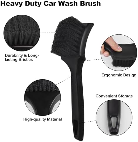 Wheel Brush, Wheel & Rim Cleaner Brush, Tire Brush, Wheel Cleaning Brush - Image 4