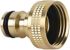 HQMPC Garden Hose Quick Connect Solid Brass Quick Connector 3/4 inch GHT (4 Sets) - Image 4