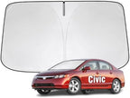 Windshield Sun Shade for Honda Civic 2006-2015 Sunshade by YIZHUOMY