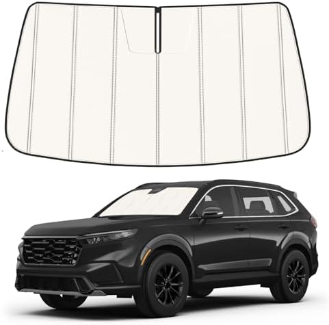Windshield Sun Shade for Honda CRV 2023-2026, Accordion Folding Design by Fonowka