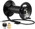 M MINGLE Pressure Washer Hose Reel 300ft x 3/8" / 500ft x 1/4", 4000 PSI by MMINGLE