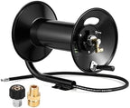 M MINGLE Pressure Washer Hose Reel 300ft x 3/8" / 500ft x 1/4", 4000 PSI by MMINGLE