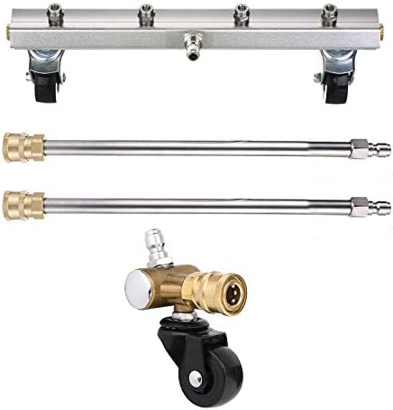 M MINGLE Pressure Washer Undercarriage Cleaner with Swivel Wheel, 4000 PSI by MMINGLE