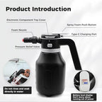 Electric Foam Sprayer, 2L Cordless Rechargeable Car Wash Foam Cannon - Image 5