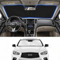 Custom Fit Windshield Sun Shade for Infiniti Q50 2014-2026 by Unknown