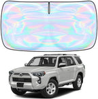 for Toyota 4Runner 2010-2024 2025 2026 Windshield Sun Shade Cover - Custom Fit Toyota 4Runner 4 Layers Sunshade Foldable Front Window Sunshade Sun Visor Protector Block UV Rays Keep Your Car Cooler by Unknown
