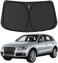 Q5 SQ5 Customized Windshield Sun Shade for Q5 2009-2017 | SQ5 2014-2017 Front Window Sunshade Visor Protector Foldable Blocks UV Rays Keep Car Cooler Accessories by aatoppus