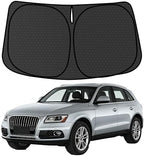 Q5 SQ5 Customized Windshield Sun Shade for Q5 2009-2017 | SQ5 2014-2017 Front Window Sunshade Visor Protector Foldable Blocks UV Rays Keep Car Cooler Accessories by aatoppus