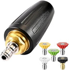 YAMATIC Pressure Washer Turbo Nozzle 5 Spray Nozzles, 3600 PSI 4.0 GPM by YAMATIC