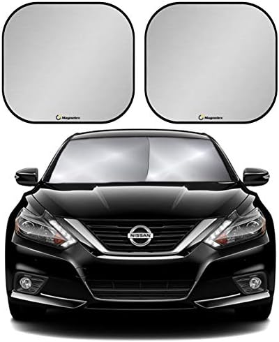 Magnelex Windshield Sun Shade - Reflective Fabric Blocks Sun and Keeps Your Vehicle Cool, Foldable Sun Shield for Car Sunshade - Image 3