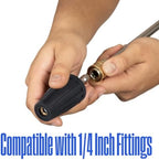Westinghouse Pressure Washer Turbo Nozzle Attachment - 3600 Max PSI, 1/4” Connector - for Gas and Electric Pressure Washers - Image 5