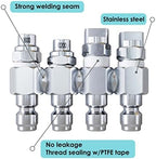 Jariko Jrod Pressure Washer Nozzle 7-8 GPM - High Pressure Hose Nozzle - 1/4" Quick Connect for Soft Wash System - 4 Way Pressure Washer - 4 Tip Soft Wash Nozzle - Pressure Washer Accessories - Image 2