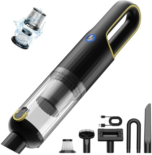 Handheld Car Vacuum Cleaner 23000Pa Rechargeable for Car Home Office by Unknown
