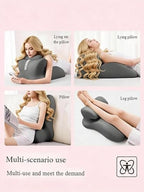 Intimate Pillow for Couples, Enhanced Support Memory Foam Triangle Wedge Pillow, Adjustable Ergonomic Positioning Cushion, Extra Large Adult Game & Bed Support Pillow (Pink) - Image 7