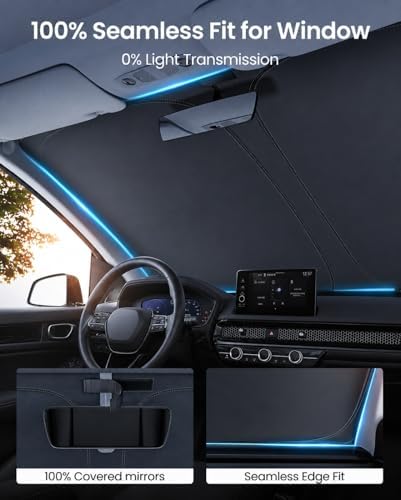 REEVAA Car Windshield Sun Shade for Honda Civic (2025-2022) - Image 5