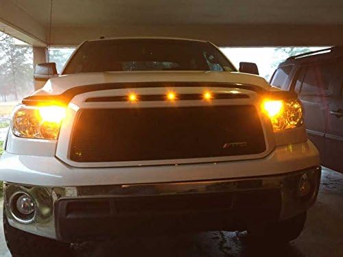 Oznium BRIGHTEST Light Bolt - Flush Mount 12V LED Light for Bumper, Grille, Cars Interior, Dash, Ambient Lighting, Motorcycle w/SLEEK Aluminum Housing & Screw Nut (6 mm Black, Amber LED) - Image 8