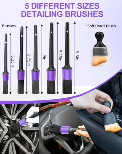 THINKWORK Car Cleaning Kit with Vacuum,Deep Cleaning for Interior Detailing - Image 6