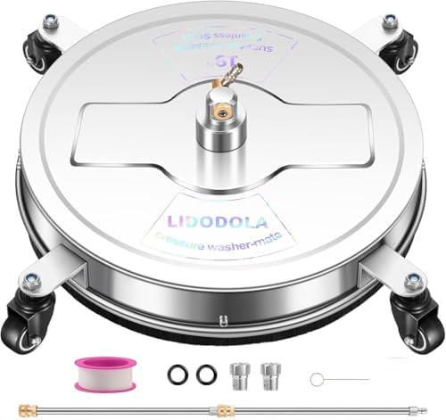 LidoDola 19'' Pressure Washer Surface Cleaner, Power Washer Accessory by LidoDola