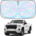 for GMC Sierra 1500 2500 3500 2019-2025 2026 Windshield Sun Shade Cover - Custom Fit GMC Sierra 4 Layers Sunshade Foldable Front Window Sunshade Sun Visor Protector Block UV Rays Keep Your Car Cooler by Unknown