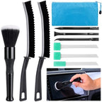 XANGNIER Car Detailing Kit Interior,Car Interior Cleaner Brush Set,10 Pcs by XANGNIER