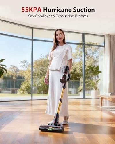 Cordless Vacuum Cleaner, 75Mins/55KPa/650W, Rechargeable - Image 2