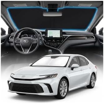 for Toyota Camry Sun Shade Windshield Cover - Custom Fit Camry Accessories 2025 2026 Sunshade Foldable UV Protection & Heat Shield Sun Visor Accessories by Unknown